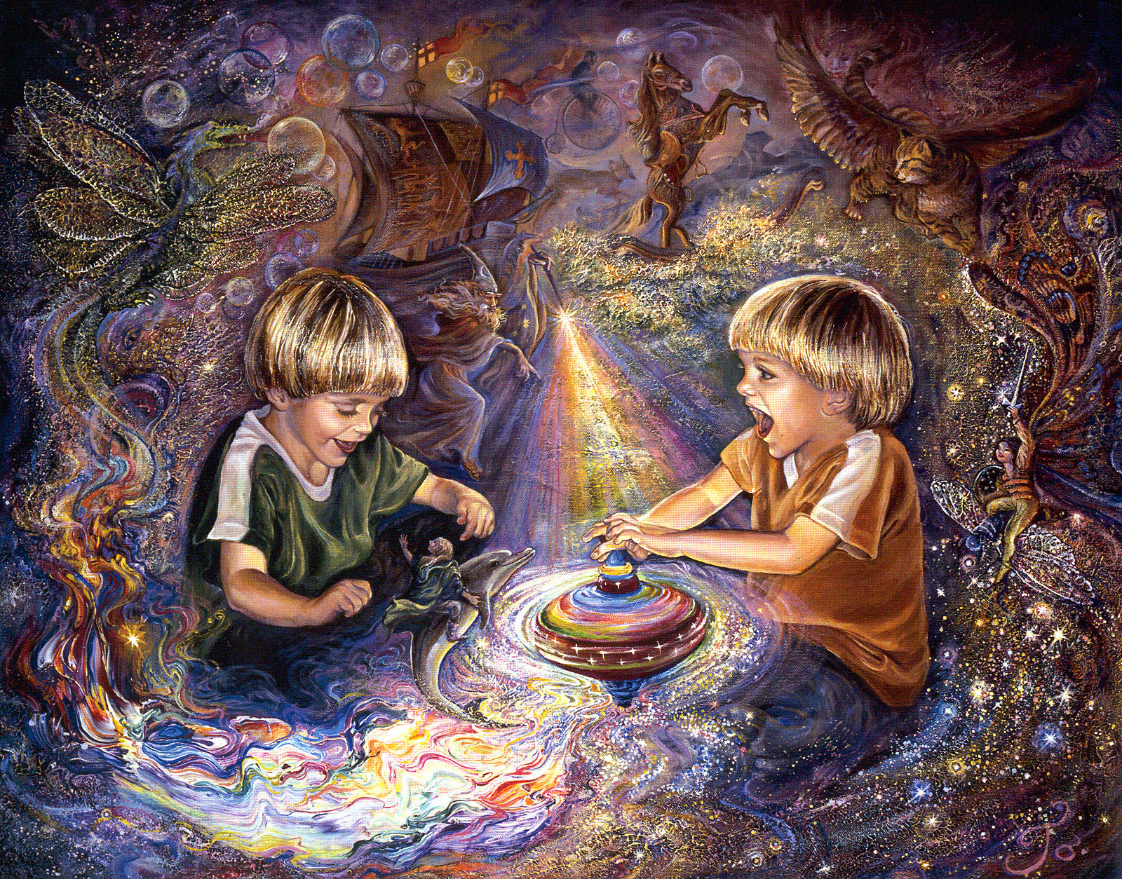 josephine_wall_children_the magic spinning top