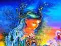 fantasy-undine-abstract-anime-beauty-clouds-colorful-fantasy-flowers
